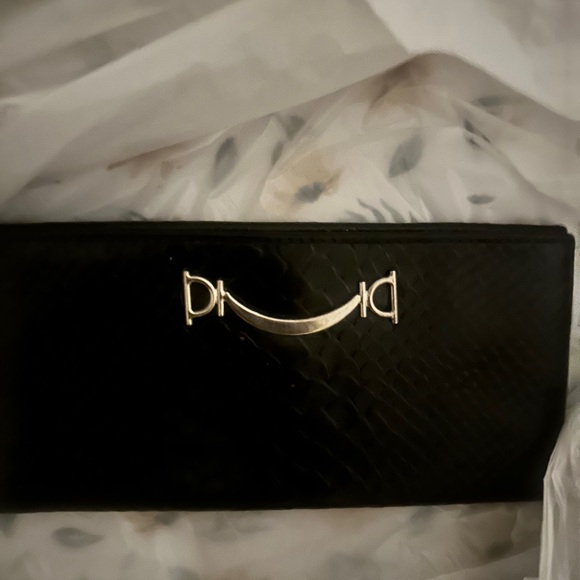 Fiocchi Lecco Italian leather reptile design horse it wallet - Picture 3 of 17